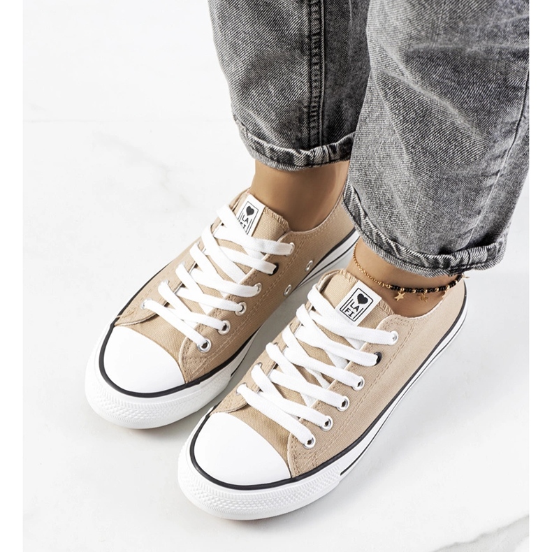 Klassische beige Kolind Damen-Sneakers 1