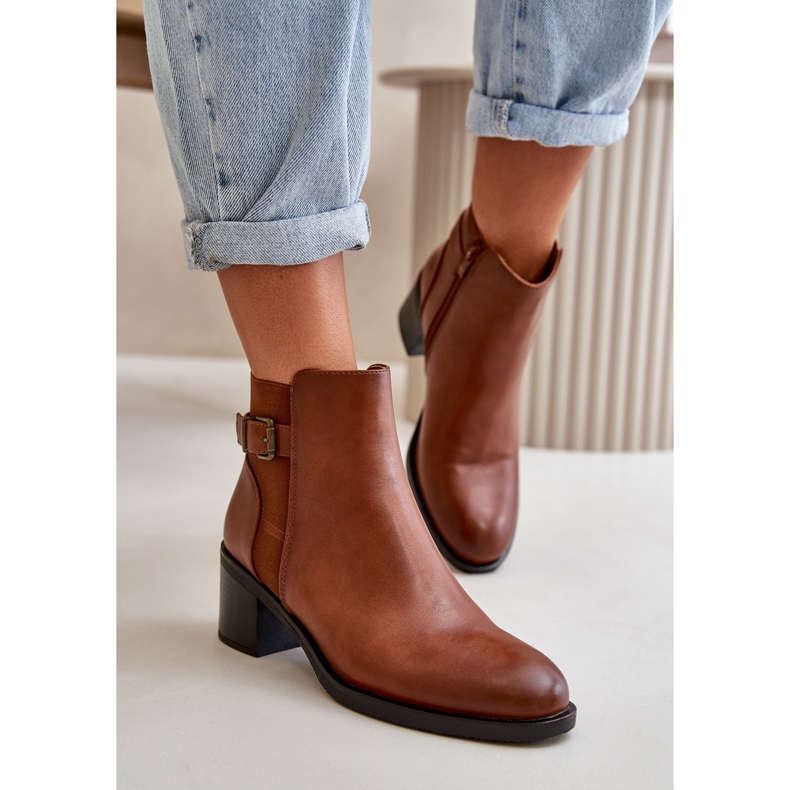 Seastar Isolierte Stiefel von Frauen mit Kamelklemme braun 1