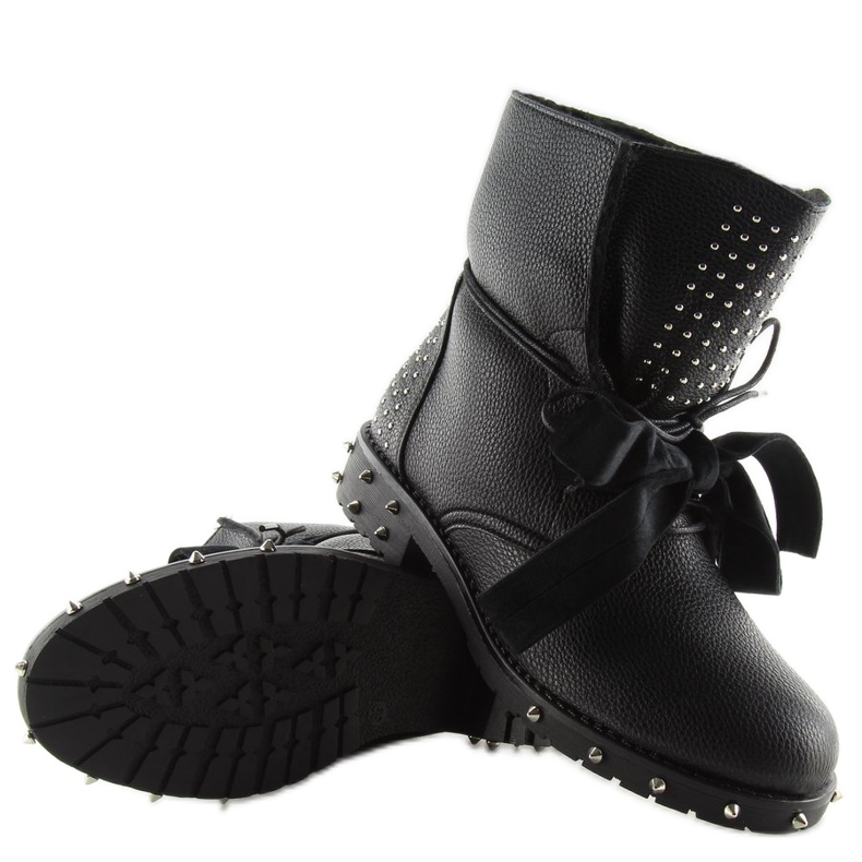 Arbeiter mit schwarzen Nieten E4947 schwarz 1