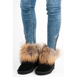 Coco Perla Mukluki aus Leder schwarz 2