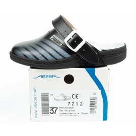 Medizinische Schuhe Abeba U 7212 Hausschuhe schwarz 10