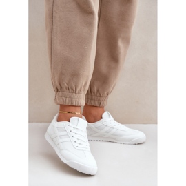 Niedrige Sneakers für Damen, Weiß 2