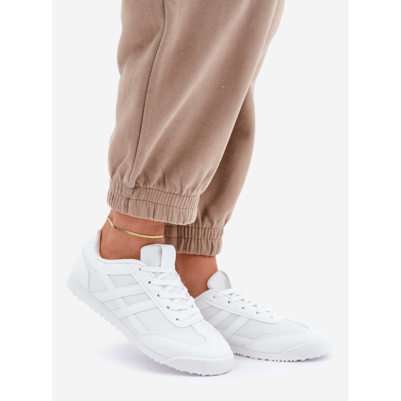 Niedrige Sneakers für Damen, Weiß 1