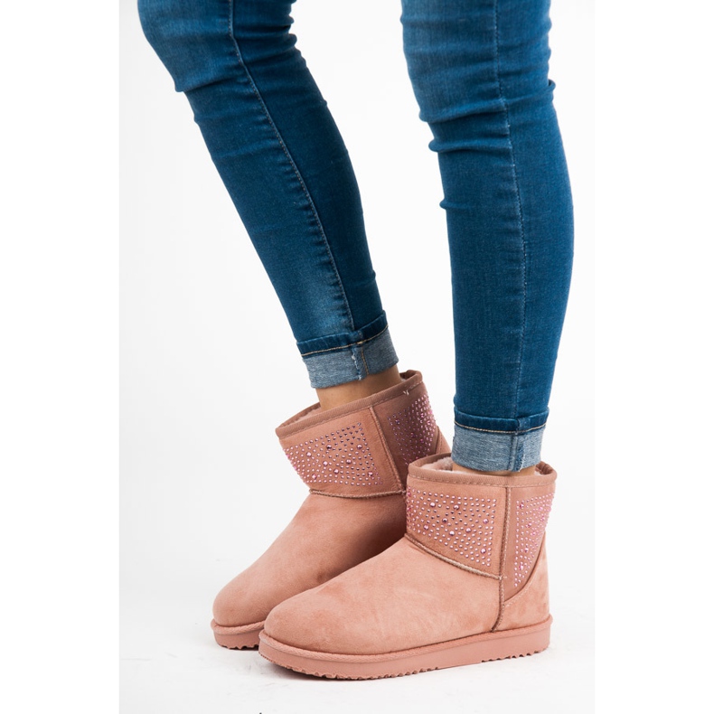 Rosa Schneestiefel 2