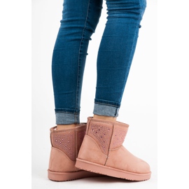 Rosa Schneestiefel 1