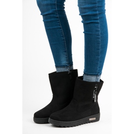 Super Me Schneestiefel mit Reißverschluss schwarz 2