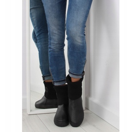 Stiefel mit Wolloberteil schwarz NB30 Black 2