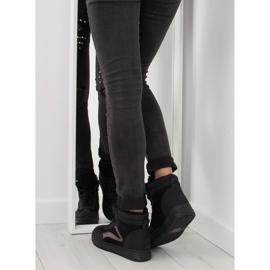 Schwarze isolierte Sneaker BOK-1103 schwarz 1