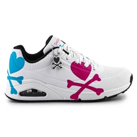 Skechers Crossing Hearts W 155227-WMLT Schuhe weiß 10