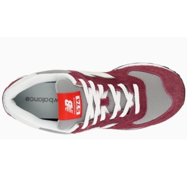 New Balance U574BGH Schuhe Burgund rot 7