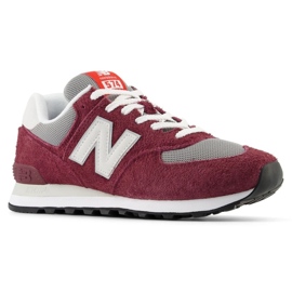 New Balance U574BGH Schuhe Burgund rot 8