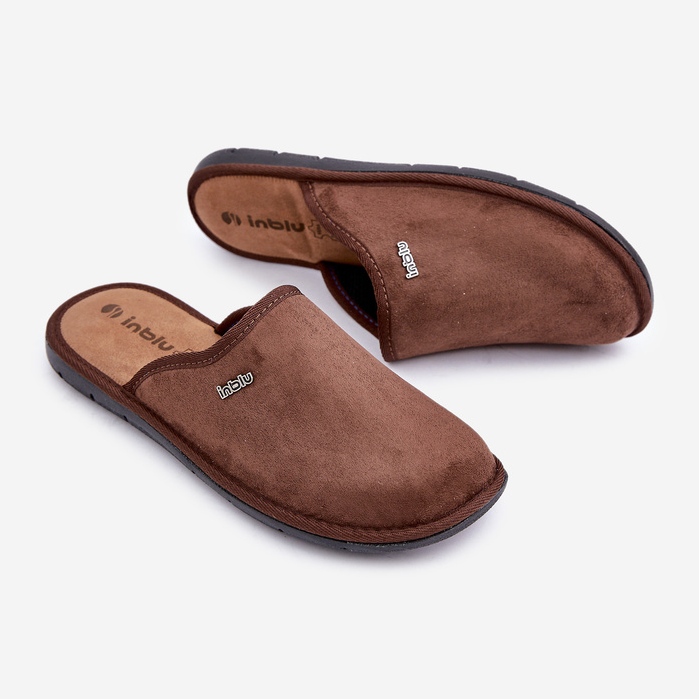 Herrenhausschuhe Hausschuhe Inblu 9100002H Braun 1