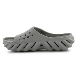 Crocs Echo Slide Elephant 208170-1LM Flip-Flops grau 4