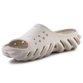 Crocs Echo Slide Elephant 208170-160 Flip-Flops beige 4