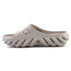 Crocs Echo Slide Elephant 208170-160 Flip-Flops beige 5