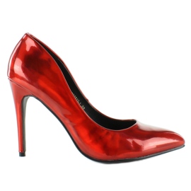 Hologramm Metallic Pins Rot 1