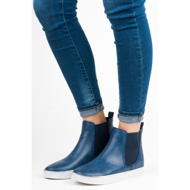 Mckeylor Hohe Turnschuhe mit Schlangenmuster blau 1