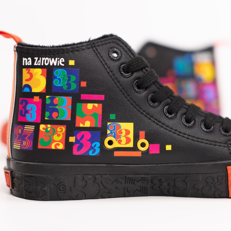 Offizielle Damen-Sneaker von Big Star x Wośp RR274A651 schwarz 1