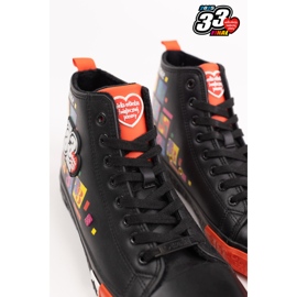 Offizielle Herren-Sneaker Big Star x Wośp RR174651 schwarz 2