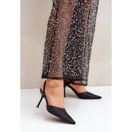 Step in style High Heels Modell Berilae B1639-202 Black Glitter – Treten Sie ein mit Stil schwarz 1