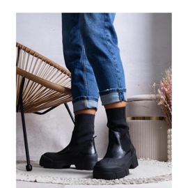 Schwarze Damenstiefeletten Conta - Solea 1