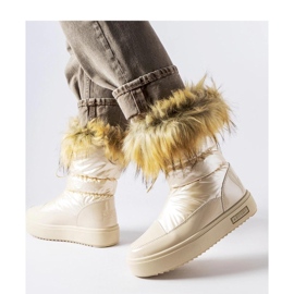 Beige isolierte Schneestiefel MM274380 - Solea 1