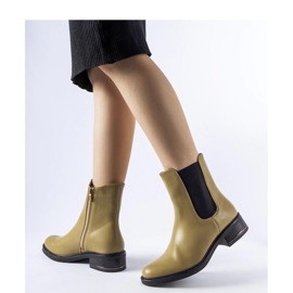 Olivgrüne isolierte klassische Bagnoro-Stiefel – Solea 1