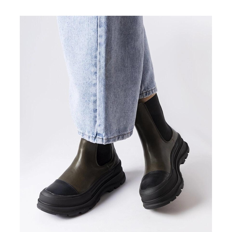 Grüne Plateaustiefel von Bellucci - Solea 2