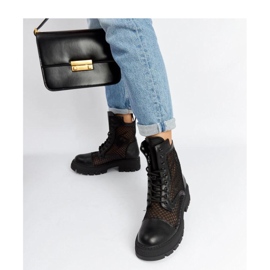 Schwarze transparente Stiefel 1