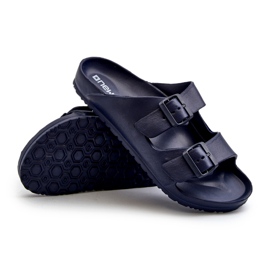News Herren-Flip-Flops aus leichtem Schaumstoff mit Schnallen, marineblau, Avatara 2