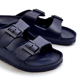 News Herren-Flip-Flops aus leichtem Schaumstoff mit Schnallen, marineblau, Avatara 4