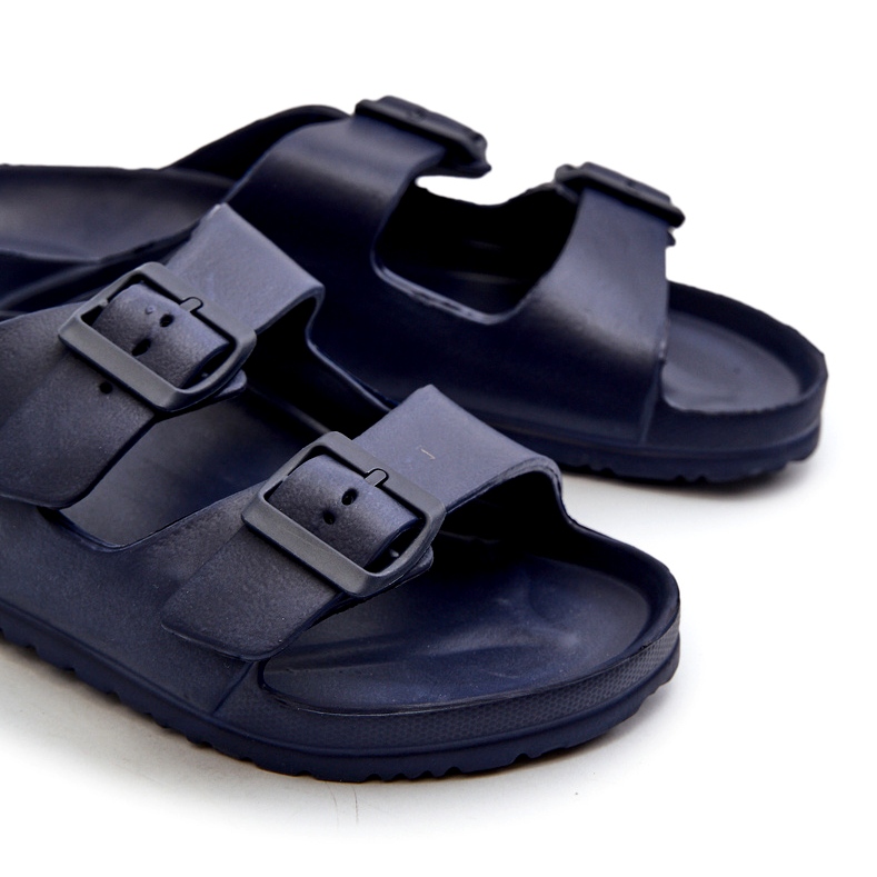 News Herren-Flip-Flops aus leichtem Schaumstoff mit Schnallen, marineblau, Avatara 4