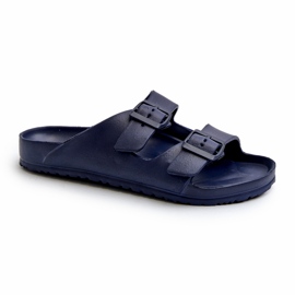 News Herren-Flip-Flops aus leichtem Schaumstoff mit Schnallen, marineblau, Avatara 5