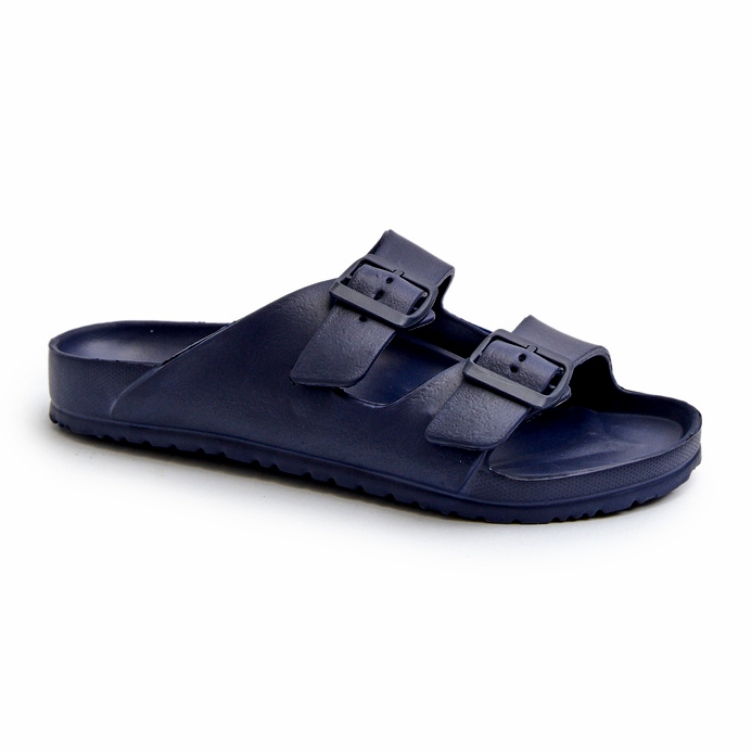 News Herren-Flip-Flops aus leichtem Schaumstoff mit Schnallen, marineblau, Avatara 5