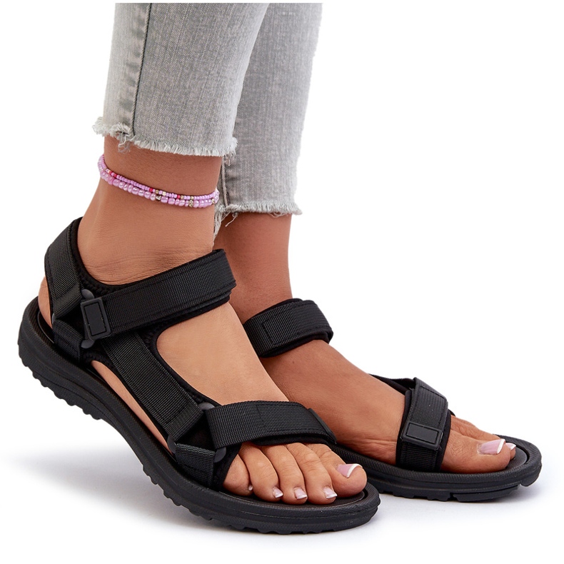 News Leichte Sportsandalen für Damen in Schwarz von Lumeria 5