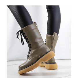 Grüne Bovver-Stiefel von Redel - Solea 1