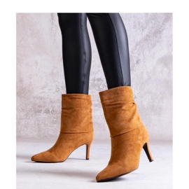 Braune High-Heel-Stiefel Bileis - Solea 1