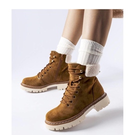 Braune isolierte Damen-Winterstiefel von Bassano - Solea 1