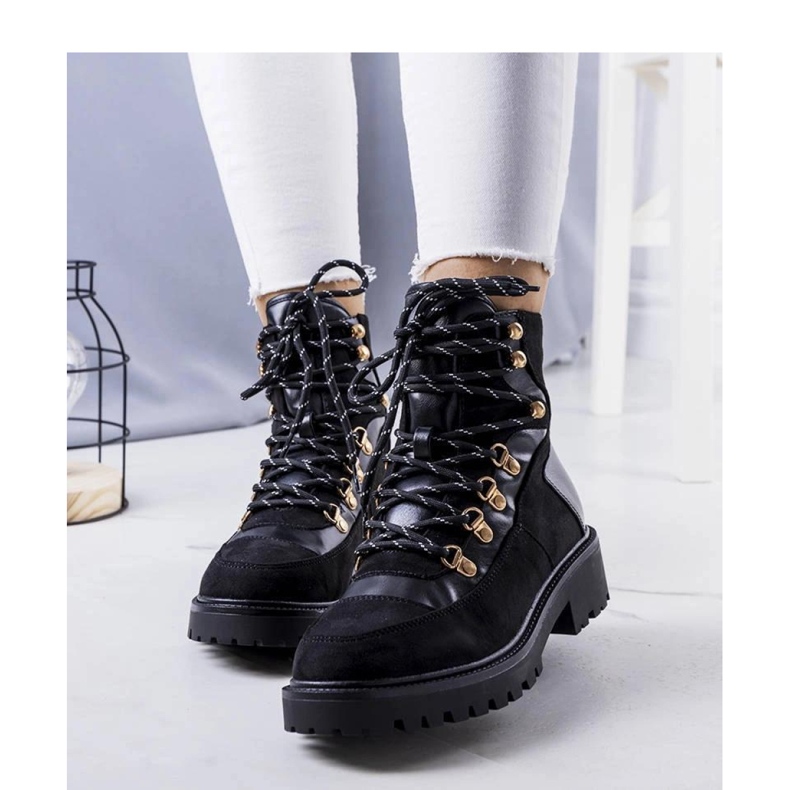 Schwarze isolierte Arbeitsstiefel, Leneo - Solea 1