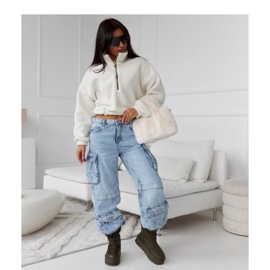 Grüne, isolierte Plateau-Schneestiefel 1