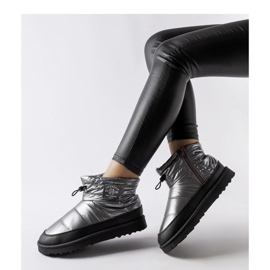 Graue Lee Cooper LCJ-23-44-1966L Schneestiefel schwarz 1