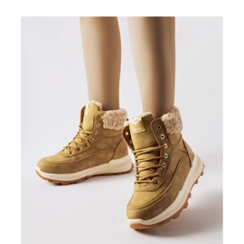 Braune Lee Cooper LCJ-22-44-1361L Stiefel beige 1