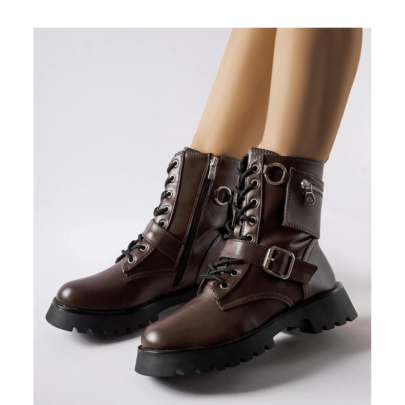 Braune isolierte Arbeitertaschen mit Beutel 1