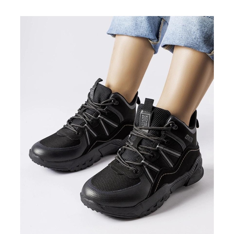 Schwarze Big Star KK274218 Stiefel 1