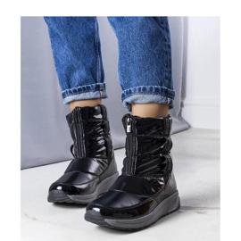 Big Star schwarze Schneestiefel KK274392 1