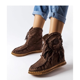 Braune Keilstiefel 1