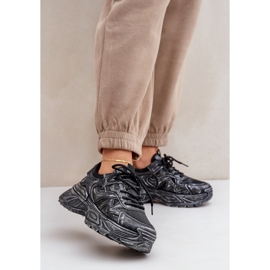 Sportschuhe abgewischt Modell 8952 Schwarz 1