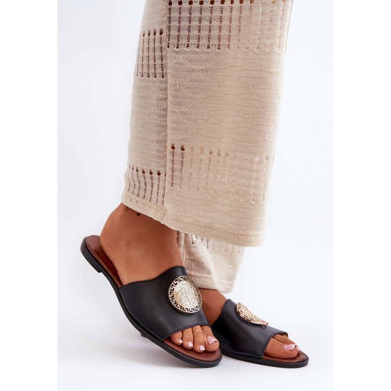 Sandale zehenstegsandalen Modell Zazoo 2938 Schwarz 1