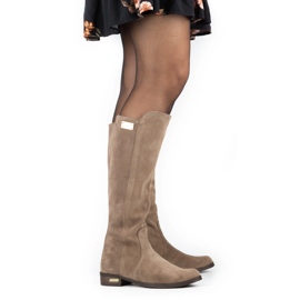 Olivier Modische Stiefel Klara beige 6