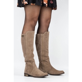 Olivier Modische Stiefel Klara beige 3